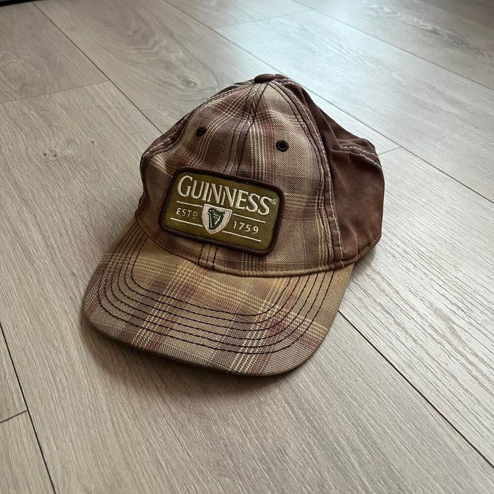 Guinness Men's Brown and Tan Hat